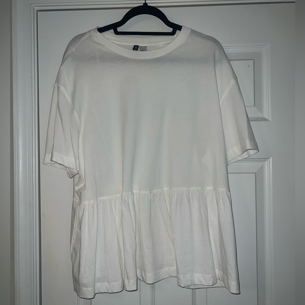 Peplum Ruffle T-Shirt